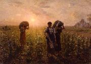 Jules Breton The End of the Working Day USA oil painting artist
